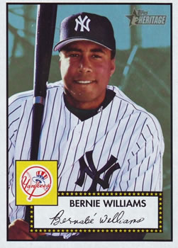 2001 Topps Heritage #216 Bernie Williams Front