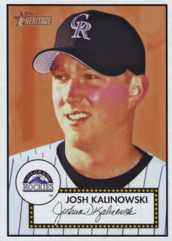 2001 Topps Heritage #221 Josh Kalinowski Front