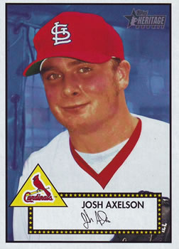 2001 Topps Heritage #225 Josh Axelson Front