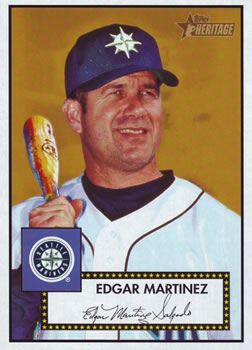 2001 Topps Heritage #233 Edgar Martinez Front