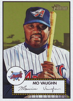 2001 Topps Heritage #241 Mo Vaughn Front
