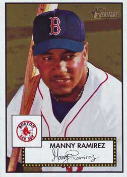2001 Topps Heritage #243 Manny Ramirez Front