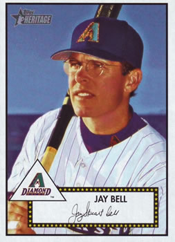 2001 Topps Heritage #255 Jay Bell Front