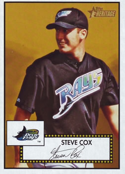 2001 Topps Heritage #256 Steve Cox Front