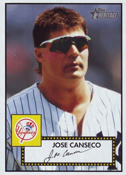 2001 Topps Heritage #258 Jose Canseco Front