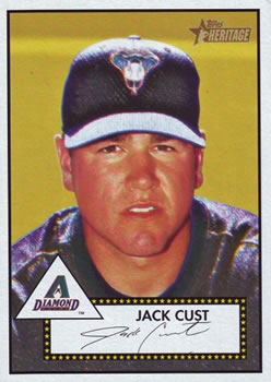 2001 Topps Heritage #26 Jack Cust Front
