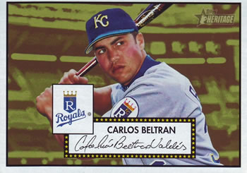 2001 Topps Heritage #279 Carlos Beltran Front