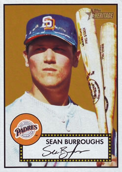 2001 Topps Heritage #27 Sean Burroughs Front