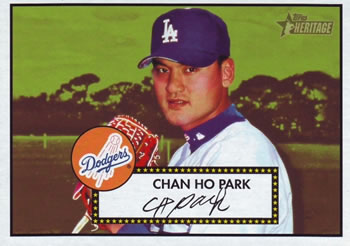 2001 Topps Heritage #288 Chan Ho Park Front