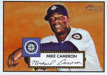 2001 Topps Heritage #304 Mike Cameron Front