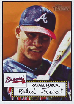2001 Topps Heritage #30 Rafael Furcal Front