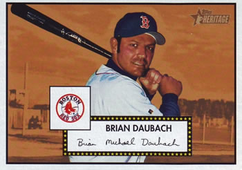 2001 Topps Heritage #318 Brian Daubach Front