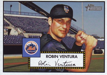 2001 Topps Heritage #319 Robin Ventura Front