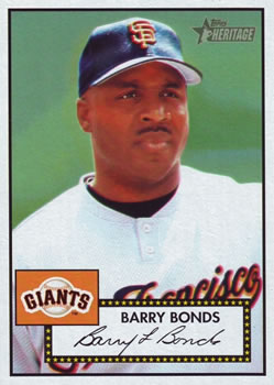 2001 Topps Heritage #31 Barry Bonds Front