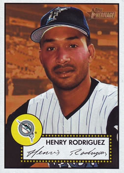 2001 Topps Heritage #322 Henry Rodriguez Front