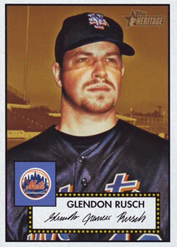 2001 Topps Heritage #324 Glendon Rusch Front