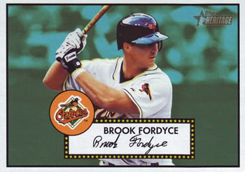 2001 Topps Heritage #348 Brook Fordyce Front