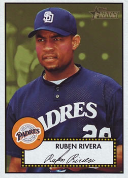 2001 Topps Heritage #361 Ruben Rivera Front
