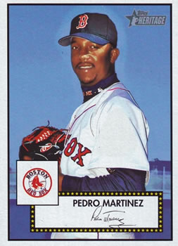 2001 Topps Heritage #362 Pedro Martinez Front