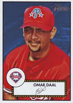 2001 Topps Heritage #381 Omar Daal Front