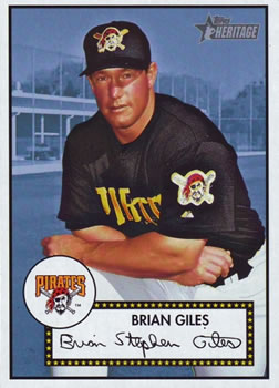 2001 Topps Heritage #386 Brian Giles Front