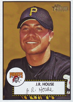 2001 Topps Heritage #389 J.R. House Front