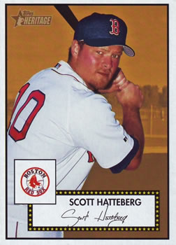 2001 Topps Heritage #390 Scott Hatteberg Front