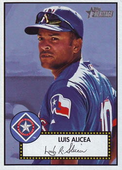 2001 Topps Heritage #397 Luis Alicea Front