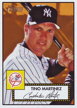 2001 Topps Heritage #45 Tino Martinez Front