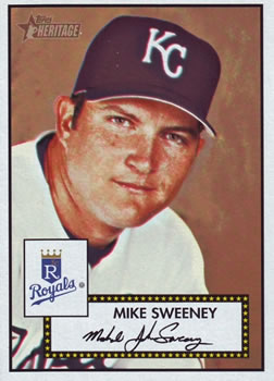 2001 Topps Heritage #4 Mike Sweeney Front