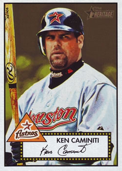 2001 Topps Heritage #55 Ken Caminiti Front