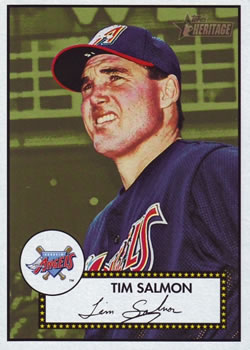 2001 Topps Heritage #56 Tim Salmon Front
