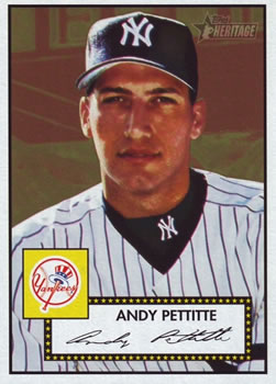2001 Topps Heritage #57 Andy Pettitte Front