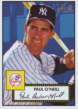 2001 Topps Heritage #6 Paul O'Neill Front