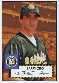 2001 Topps Heritage #74 Barry Zito Front