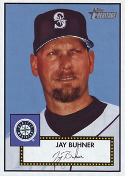 2001 Topps Heritage #92 Jay Buhner Front