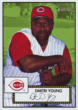 2001 Topps Heritage #96 Dmitri Young Front