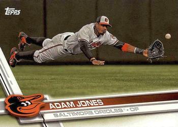 2017 Topps Baltimore Orioles #BAL-9 Adam Jones Front