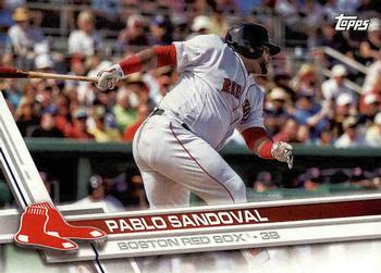2017 Topps Boston Red Sox #BOS-3 Pablo Sandoval Front