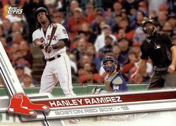 2017 Topps Boston Red Sox #BOS-7 Hanley Ramirez Front