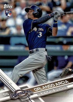 2017 Topps Milwaukee Brewers #MIL-8 Orlando Arcia Front