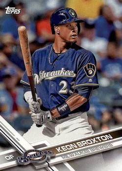 2017 Topps Milwaukee Brewers #MIL-17 Keon Broxton Front