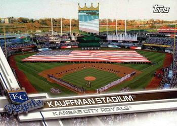 2017 Topps Kansas City Royals #KC-17 Kauffman Stadium Front