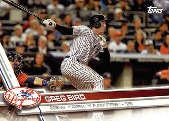 2017 Topps New York Yankees #NYY-7 Greg Bird Front
