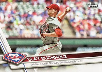 2017 Topps Philadelphia Phillies #PHI-8 Clay Buchholz Front