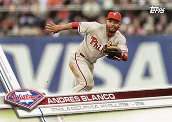 2017 Topps Philadelphia Phillies #PHI-13 Andres Blanco Front