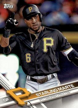 2017 Topps Pittsburgh Pirates #PIT-1 Starling Marte Front
