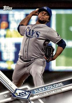 2017 Topps Tampa Bay Rays #TB-2 Alex Colome Front