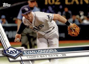 2017 Topps Tampa Bay Rays #TB-9 Evan Longoria Front