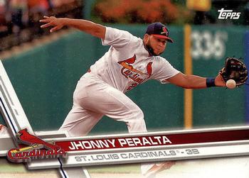 2017 Topps St. Louis Cardinals #STL-2 Jhonny Peralta Front